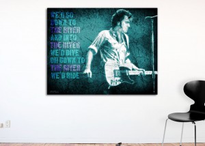 Bruce Springsteen canvas väggdekoration
