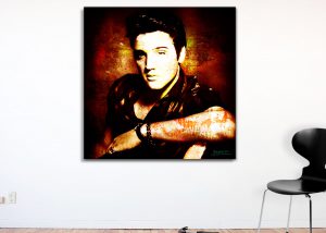 Elvis Presley canvastavla väggdekoration