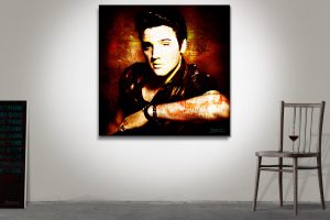 Elvis Presley canvastavla väggdekoration