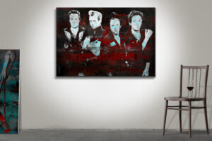 The Clash Canvas tavla print