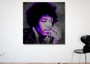 Jimi Hendrix canvastavla