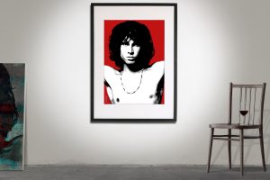 Jim Morrison poster väggdekoration