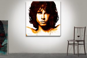 Jim Morrison canvastavla väggdekoration