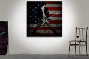 Johnny Ramone canvastavla väggdekoration