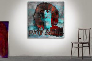 Patti Smith canvastavla väggdekoration