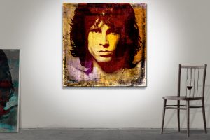 Jim Morrison canvastavla väggdekoration