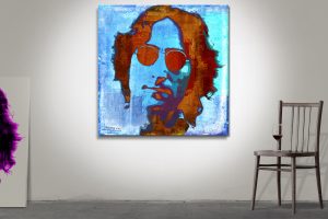 John Lennon canvastavla väggdekorationer